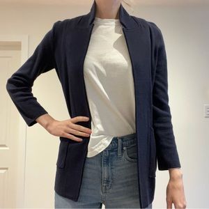 J.Crew Navy Sweater Blazer Size S